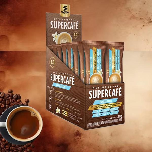 Imagem de Display Sticks Supercafe Vanilla Latte 10G (14 Unidades)