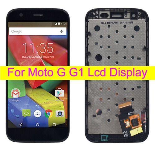 Imagem de Display Touch Lcd Compativel Moto G1 Xt1033 Xt1032 Com Aro