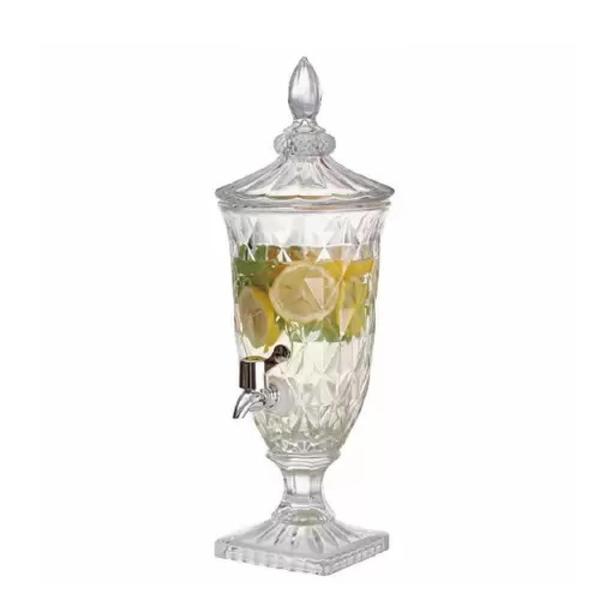 Dispnser de vidro suqueira luxo de cristal com filtro 2 litros grande babidas agua casamento festa - FAÇA E RESOLVA Imagem de Dispnser de vidro suqueira luxo de cristal com filtro 2 litros grande babidas agua casamento festa