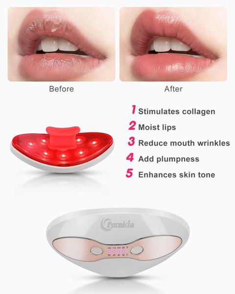 Imagem de Dispositivo de Luz Vermelha FERNIDA 2 em 1 para Lábios e Olhos - Com Aquecimento