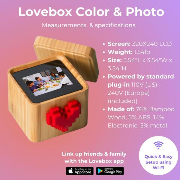 Imagem de Dispositivo de mensagens conectado Lovebox Color & Photo