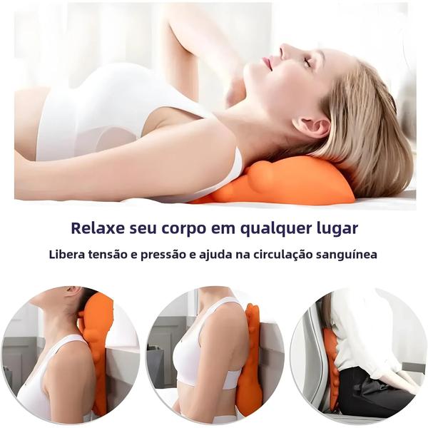 Imagem de Dispositivo de Tração Cervical para Alívio da Dor no Pescoço e Ombros