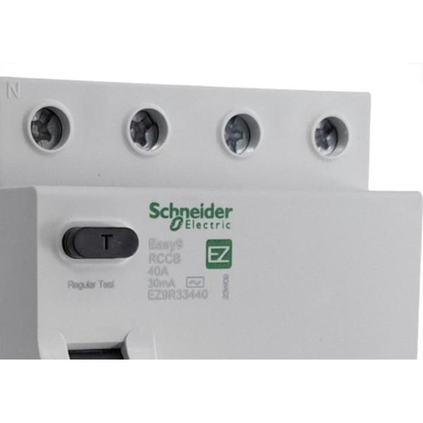 Imagem de Dispositivo Dr ''Fuga'' Schneider Easy9 4 Polos 40A. - Ez9R33440