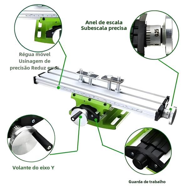 Imagem de Dispositivo Elétrico Multifuncional Ajustável para Torno de Mesa e Fresadora