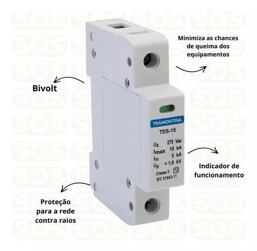 Imagem de Dispositivo Protecao Contra Surtos Tps 15ka 1p 275v Class Il