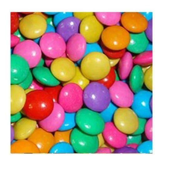 Disqueti De Chocolate Ao Leite Colorido A Granel 2kg - Dori Imagem de Disqueti De Chocolate Ao Leite Colorido A Granel 2kg