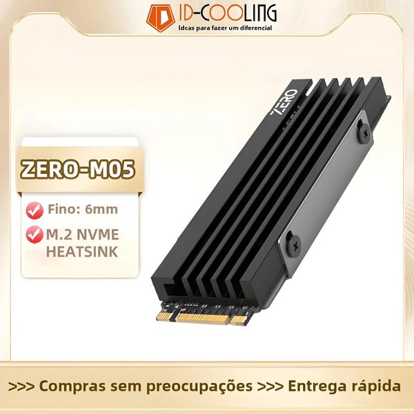 Imagem de Dissipador de Calor SSD M.2 2280 de Alumínio - Para NVME com Pad Térmico