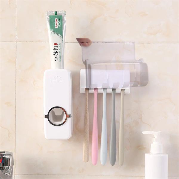 Imagem de Distribuidor de pasta e Suporte de Escovas de dentes para 5 escovas