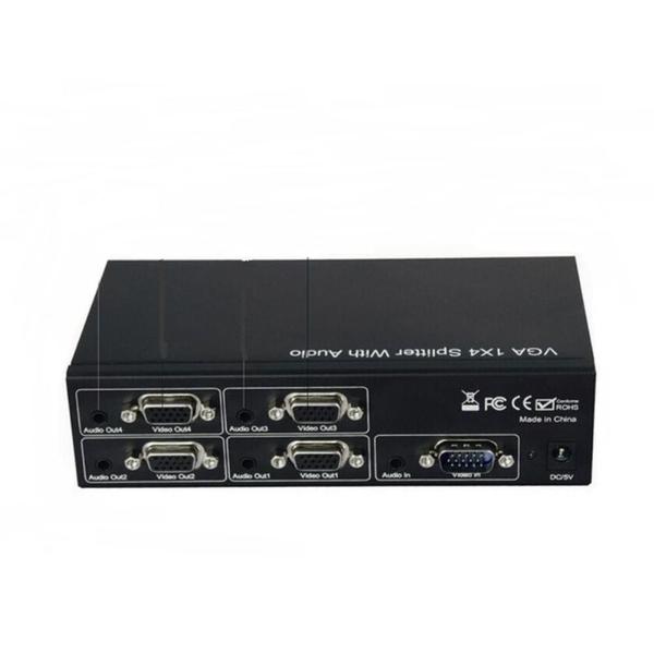 Imagem de Distribuidor Splitter Vga 4 Portas 1x4 200mhz Res 1920x1440