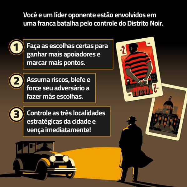 Imagem de District Noir Jogo De Cartas Boardgames Papergames Pt-Br