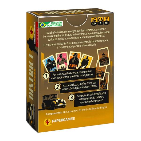 Imagem de District Noir Jogo De Cartas Boardgames Papergames Pt-Br