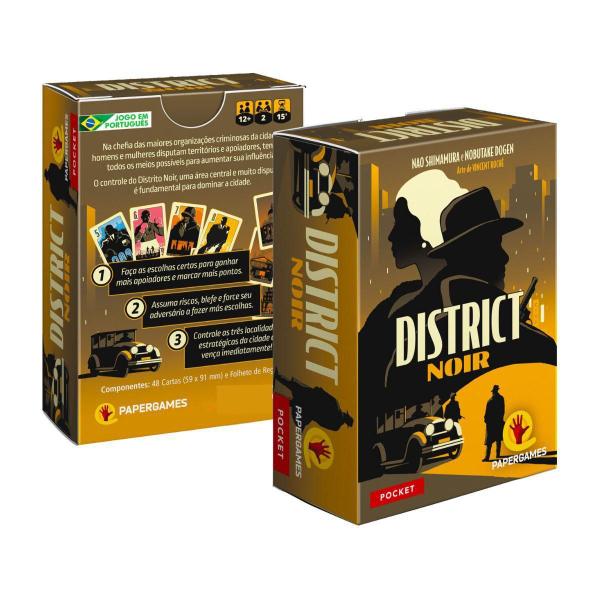 Imagem de District Noir Jogo De Cartas Boardgames Papergames Pt-Br