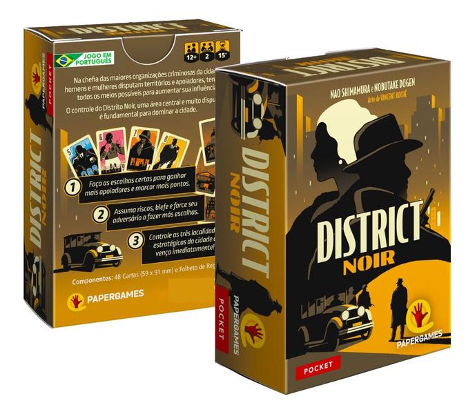 Imagem de District Noir Jogo De Cartas Boardgames Papergames Pt-br