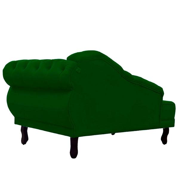 Imagem de Divã Recamier 2 Lugares Sofá Divan Suede 147cm Lado Esquerdo