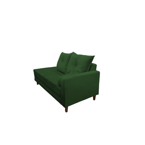 Imagem de Divã Recamier Berlim 1,60 Cm Lado Direito Suede Verde