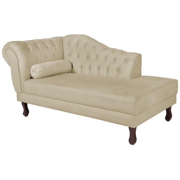 Imagem de Diva Recamier Diana 130cm Lado Direito Suede - Amarena Móveis