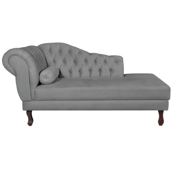 Imagem de Diva Recamier Diana 130cm Lado Direito Suede - Doce Sonho Móveis