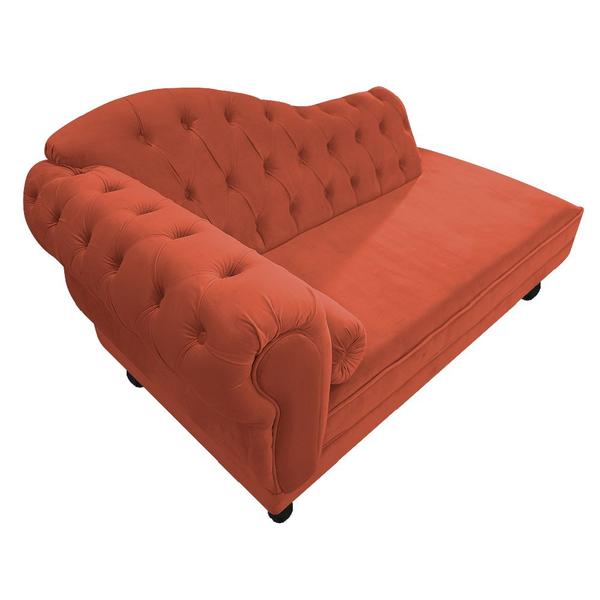 Imagem de Diva Recamier Diana 140cm Lado Direito Suede - Doce Sonho Móveis