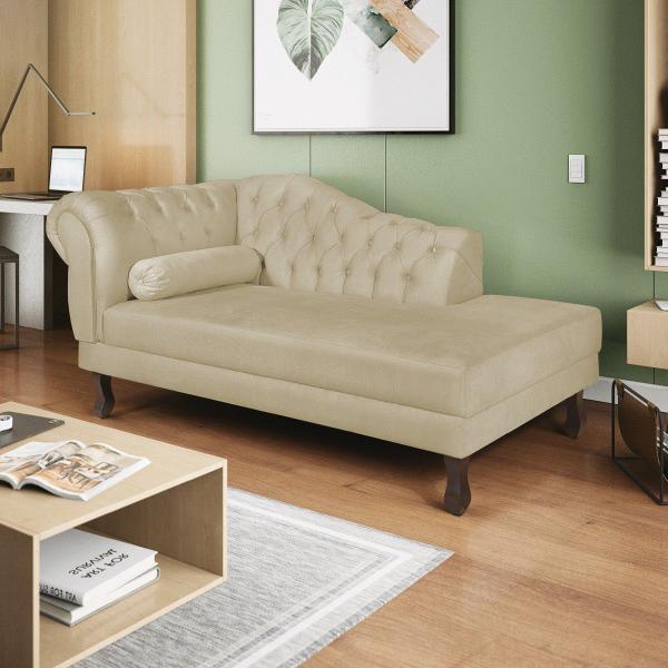 Imagem de Diva Recamier Diana 160cm Lado Direito Suede - Amarena Móveis