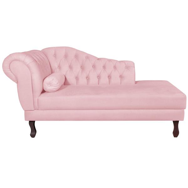 Imagem de Diva Recamier Diana 160cm Lado Direito Suede - Doce Sonho Móveis