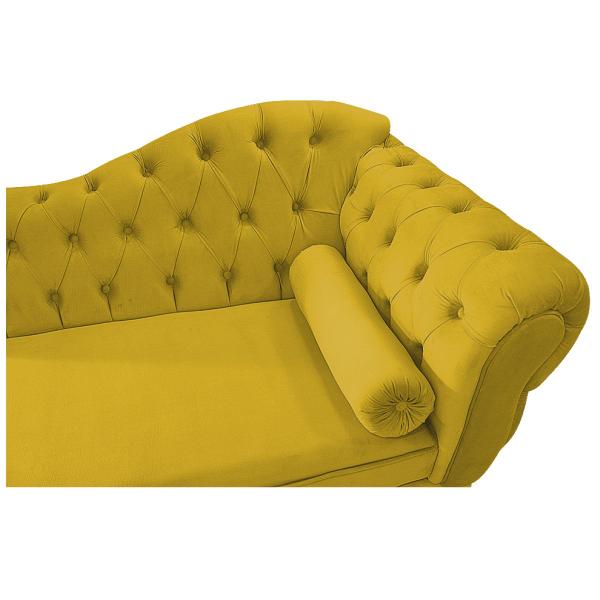 Imagem de Divã Recamier Diana Lado Esquerdo 120cm Suede - ADJ Decor