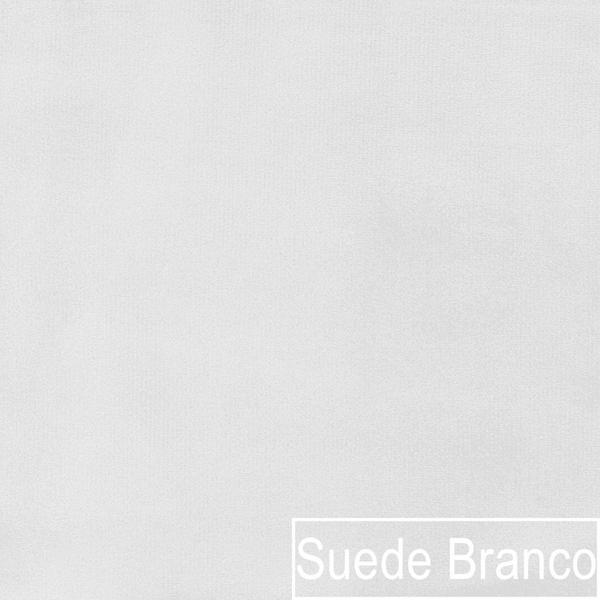 Imagem de Divã Recamier Juliana Lado Direito 120 cm Suede Branco - Amarena Móveis