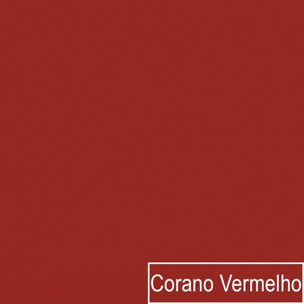 Imagem de Divã Recamier Juliana Lado Direito 120cm Corano Vermelho - Amarena Móveis