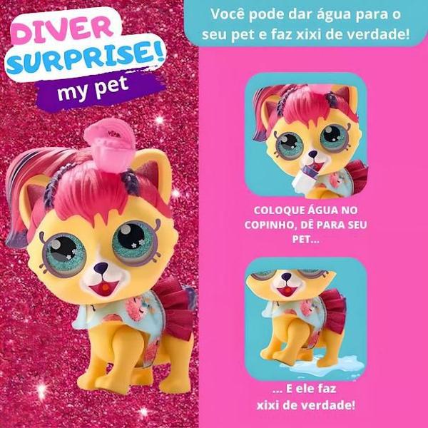 Imagem de Diver Surprise My Pet Faz Xixi Em Vinil Infantil Divertoys