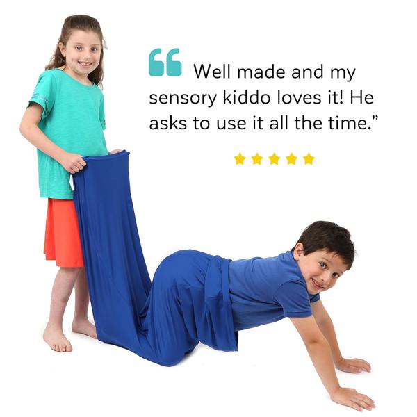 Diversão e função do túnel de resistência sensorial Crawl & Calm Kids - Fun and Function Imagem de Diversão e função do túnel de resistência sensorial Crawl & Calm Kids