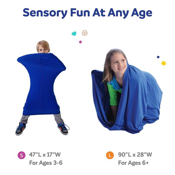 Diversão e função do túnel de resistência sensorial Crawl & Calm Kids - Fun and Function Imagem de Diversão e função do túnel de resistência sensorial Crawl & Calm Kids