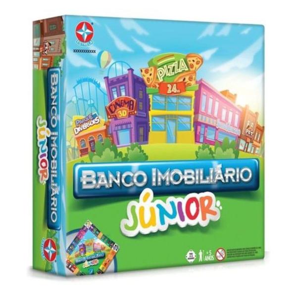 Imagem de Divertido Jogo Infantil Banco Imobiliário Júnior Estrela