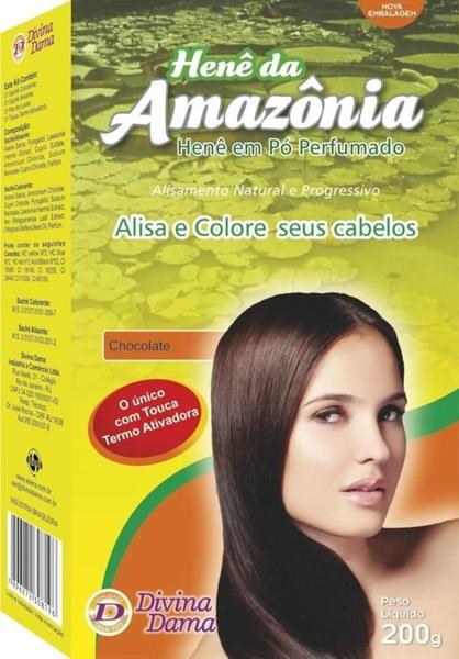 Imagem de Divina Dama Amazonia Incolor Hene em Po 03x200gr + Creme Branco 01x500gr Incolor