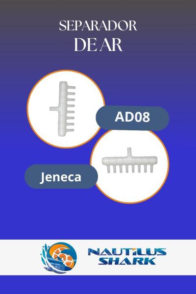 Imagem de Divisor De Ar Para Aquarios 8 Bicos Ad8 -jeneca- Nautilus