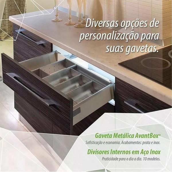 Imagem de DIVISOR DE TALHERES INOX 376 X 450mm PARA GAVETA FGVTN