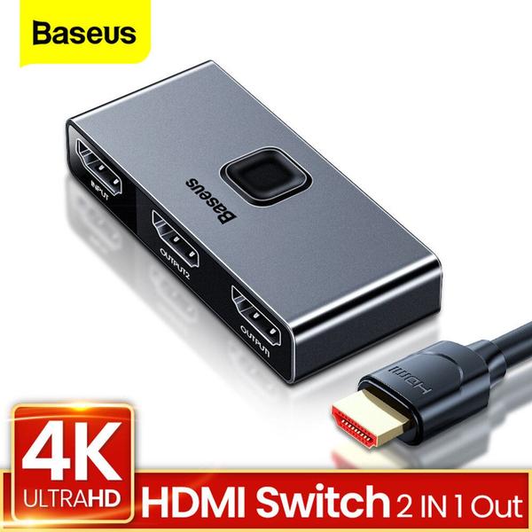 Imagem de Divisor HDMI Wokex 4K Bi-Direction 2.0 Comutador HDMI 1x2 e 2x