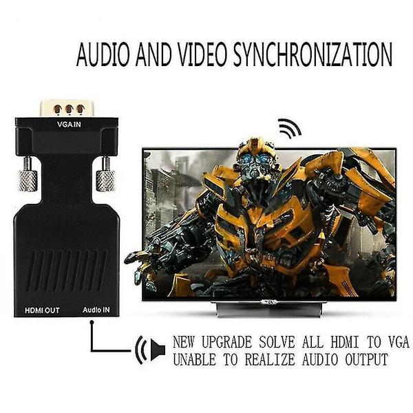 Divisores HDMI comutam conversor de adaptador vga para hdmi full hd 1080p áudio e vídeo para pc laptop para tv hdtv - HUOGUO Imagem de Divisores HDMI comutam conversor de adaptador vga para hdmi full hd 1080p áudio e vídeo para pc laptop para tv hdtv