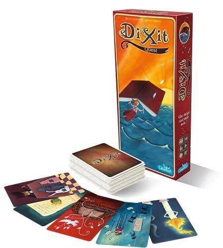 Imagem de Dixit Quest Board Game EXPANSION  Jogo de contação de histórias para crianças e adultos   de jogo de tabuleiro familiar divertido Creative Kids Game  Idades a 8 anos ou mais  3-6 Jogadores  Tempo médio de jogo 30 minutos  Feito por Libellud