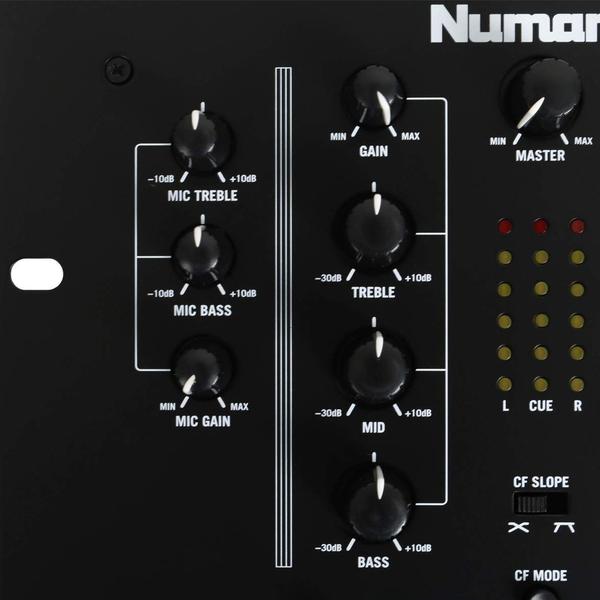 Imagem de DJ Mixer Numark M2 de 2 canais Scratch com entrada de microfone EQ de 3 bandas