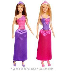 Dmm06 barbie fantasia princesas basica sortimento - MATTEL Imagem de Dmm06 barbie fantasia princesas basica sortimento