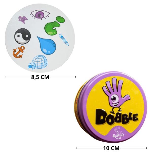 Imagem de Dobble Jogo Original Galápagos Cartas Ecosleeve Spot It  Mesa Dob101 Família Viagem Tabuleiro  Game Presente Natal