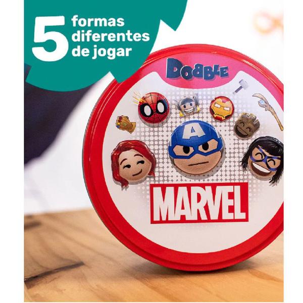 Imagem de Dobble: Marvel Emoji - Jogo de Cartas - Galápagos