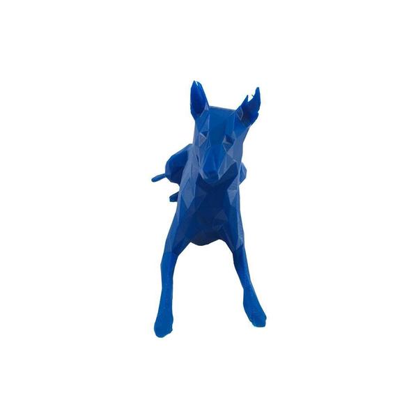 Imagem de Doberman Deitado Low Poly Cachorro Pet Decoração 3D ul