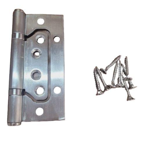 Dobradiça Borboleta Inox 304 Escovado Para Porta De Passagem - Paraiso Ferragens Imagem de Dobradiça Borboleta Inox 304 Escovado Para Porta De Passagem