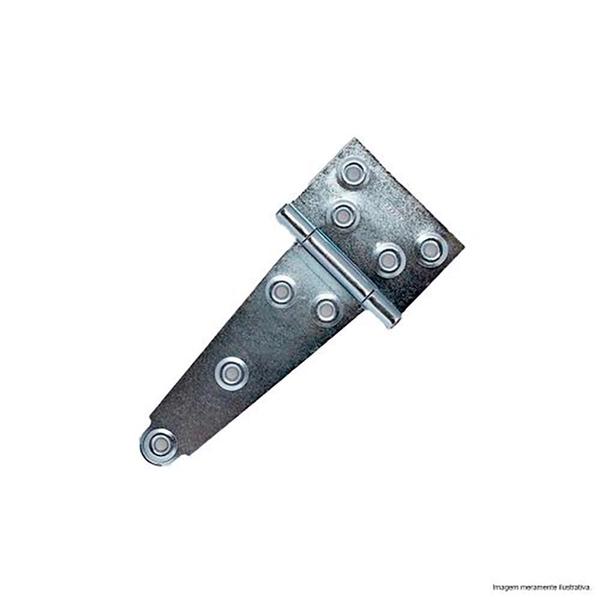 Dobradiça Leme 8" Zincada - Loth Imagem de Dobradiça Leme 8" Zincada
