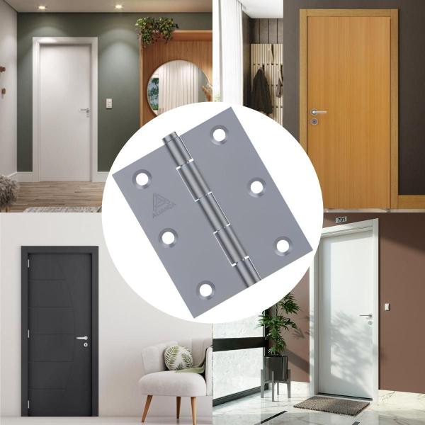 Dobradiça Para Porta Portão Aço Zincado 3.1/2 Pol Kit 02 Un - Alianca Imagem de Dobradiça Para Porta Portão Aço Zincado 3.1/2 Pol Kit 02 Un
