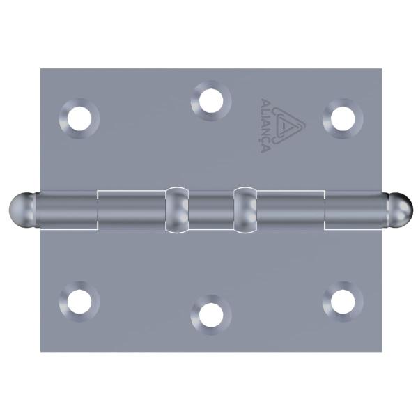 Dobradiça Para Porta Portão Madeira Aço Zincado Pino Bola 3.1/2" Aliança Kit 02 Un Imagem de Dobradiça Para Porta Portão Madeira Aço Zincado Pino Bola 3.1/2" Aliança Kit 02 Un