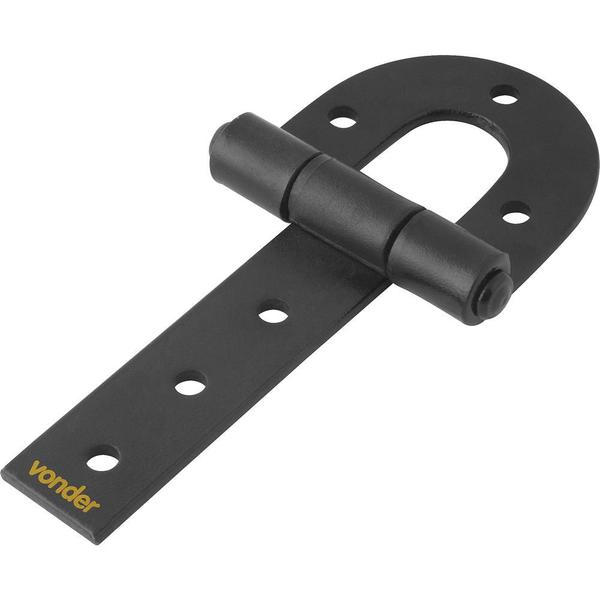 Dobradiça para porteira 290mm aço carbono pintado - Vonder Imagem de Dobradiça para porteira 290mm aço carbono pintado - Vonder