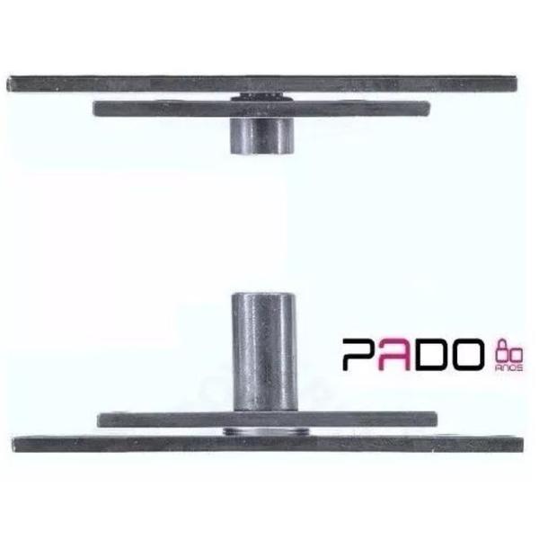 Imagem de Dobradiça Pino Pivotante Inox Portas 350kg Rolamento Pado