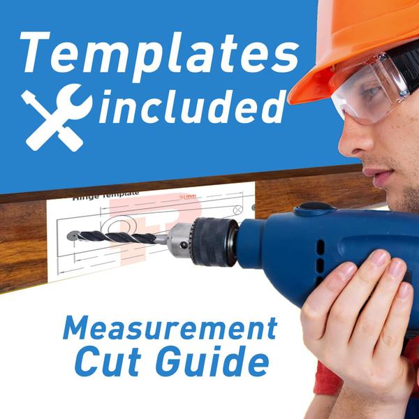 Imagem de Dobradiças pivotantes TamBee Heavy Duty para portas de madeira