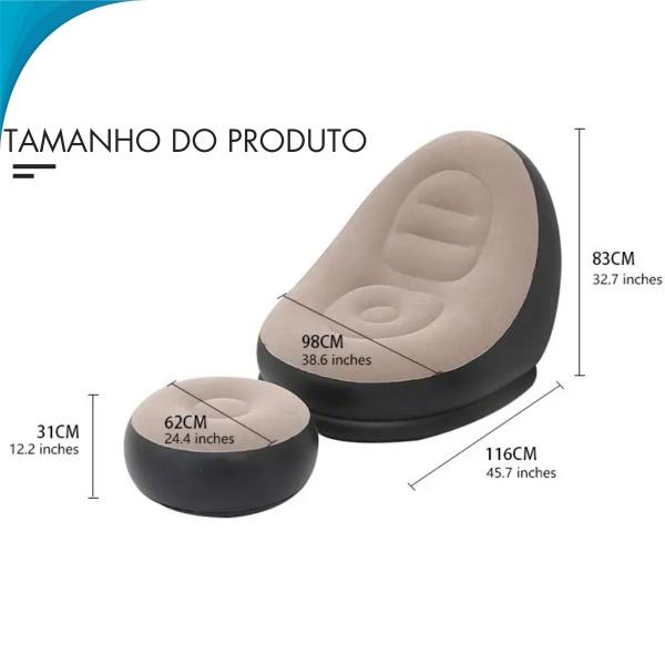 Imagem de Dobrável Para Usar Na Praia Ou Piscina Com Estrutura Resistente E Enchimento Rápido Entrega Rápida